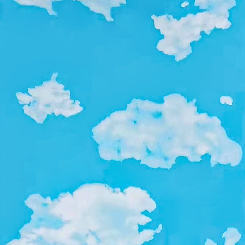 Sky at cloud ordinaryong mainit na stamping foil